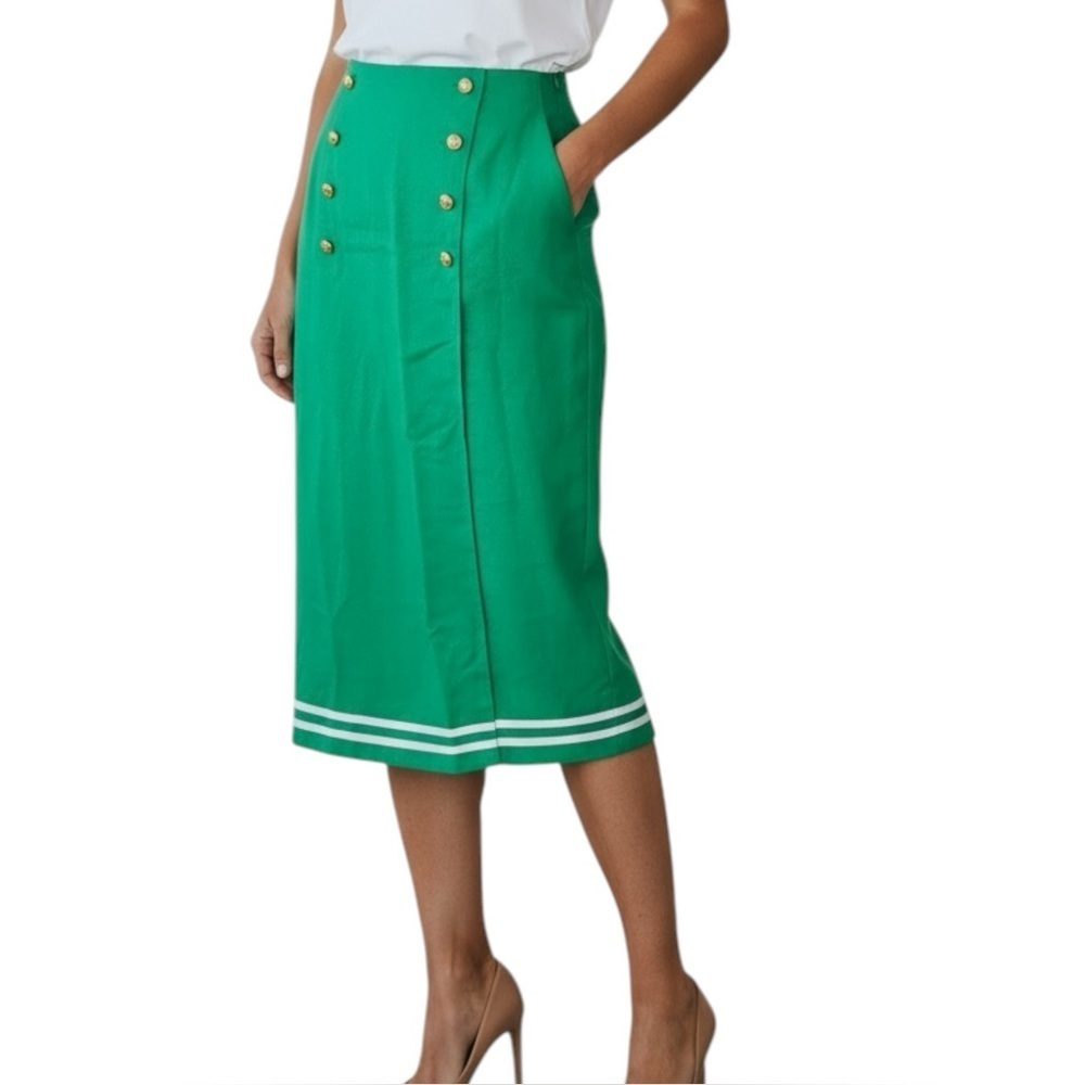 100% Linen Skirt by Kenneth Gordon of New Orleans - Fully Lined - Size 12